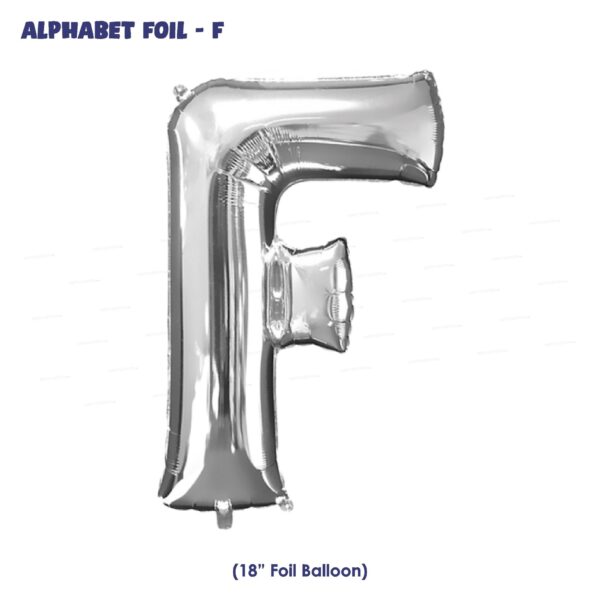 Letter "F" Foil balloon