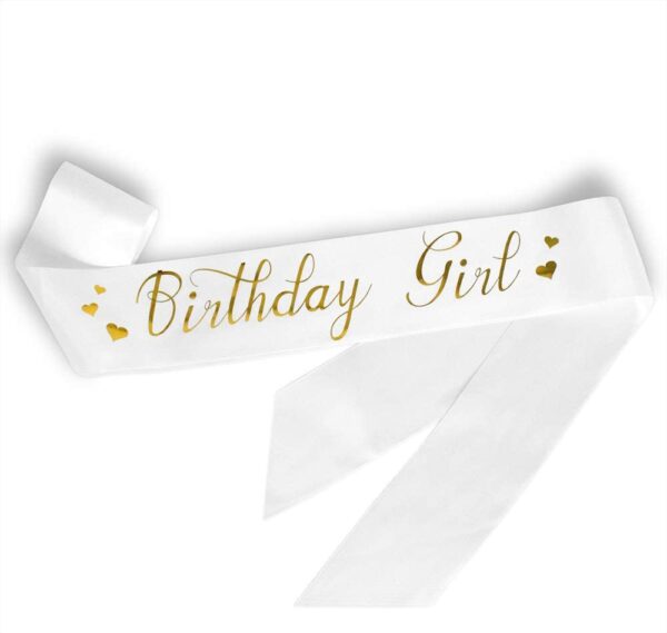 "Birthday Girl" Sashes