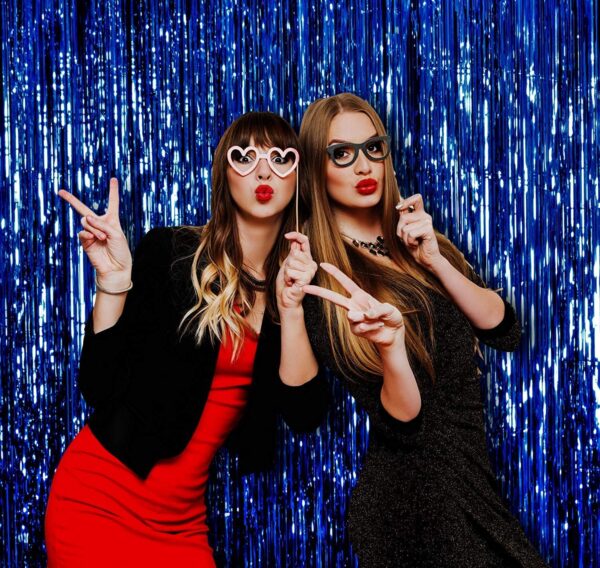 Blue Foil Curtain - Image 2