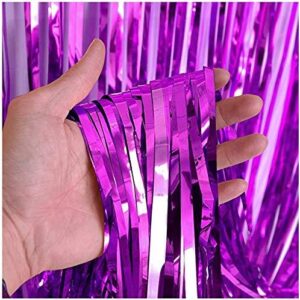 Purple Foil Curtain