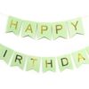 Happy Birthday Banner  (Green) - Image 2